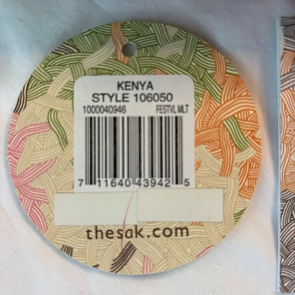 The Sak Crochet Kenya stripe Tote Bag multi - Picture 11 of 14